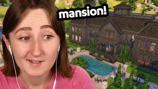 FINALLY finishing the biggest house ive ever built in the sims (Streamed 8/2/24)