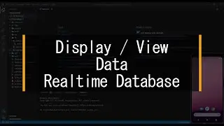 Display / View Data Realtime Database  |  Firebase  -  Flutter