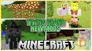 Trying out Brand New Mods in Minecraft!