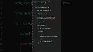 Java password Generator #youtubeshorts #shorts #technology