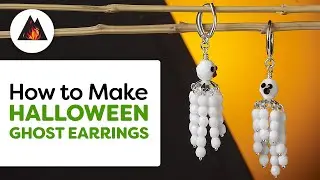 How to Make Cute DIY Ghost Earrings