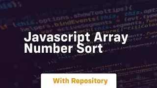 javascript array number sort