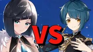 Yelan C0 vs Xingqiu C6 Burst DMG Raw vs Full Buff - Genshin Impact