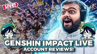🔴[AR 58] ACCOUNT REVIEWS | GENSHIN IMPACT INDIA LIVE | SUB GOAL- 10K🔴