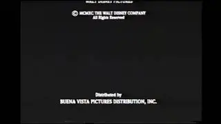 Closing To The Rescuers Down Under 1991 VHS (Version #2)