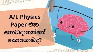 A/L Physics Paper එක ගොඩදාගන්නේ කොහොමද?