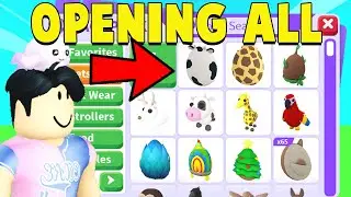 Opening EVERY EGG until I HATCH a LEGENDARY PET! (Adopt Me)