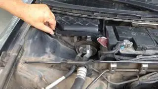 Disinfection of an auto conditioner Audi A4 B6