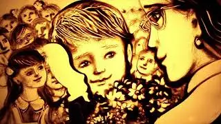 Класcный ролик к 1 сентября |песочная анимация Ксении Симоновой |