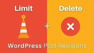 How to Limit and Delete WordPress Post Revisions (WP-Sweep database cleanup)