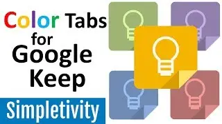 Google Keep Category Tabs (Organize Notes by Color)