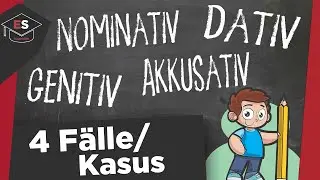 Die 4 Fälle/Kasus im Deutschen - Nominativ, Genitiv, Dativ, Akkusativ - Die 4 Fälle einfach erklärt!