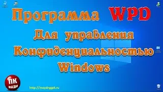 Программа WPD для управления конфиденциальностью Windows