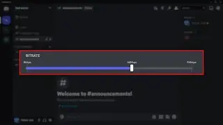 Change Voice Channel Bitrate In Discord