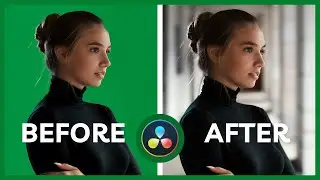 How To Remove Green Screen DaVinci Resolve