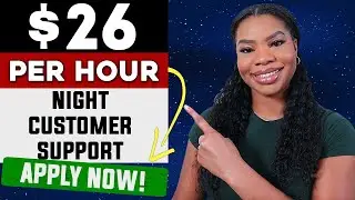 Overnight Work-From-Home Jobs: Make $26/Hour Helping Customers At Night! Apply Now!