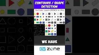 Contours/Shape Detection using OpenCV