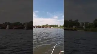 Ситуация на понтонном мосту через Оку в районе города Озёры