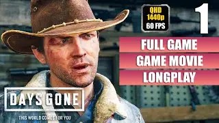 Days Gone [Full Game Movie - All Cutscenes Longplay] Gameplay Walkthrough No Commentary [PC 1440p]