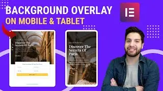 Elementor Responsive Background Overlay On Mobile & Tablet | Custom CSS