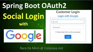 Spring Boot OAuth2 Social Login with Google Example