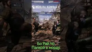 Mortal Kombat Бо Рай Чо Палкой в морду