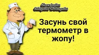 Анекдоты смешные до слёз! Засунь свой термометр в жопу!