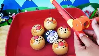 Dabbling in fishing Anpanman❤Anime & Toys Toy Kids Toy Children animation Anpanman