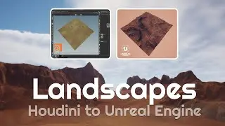 How to import a Houdini Heightfield as an Unreal Engine Landscape (on both UE5 & UE4)