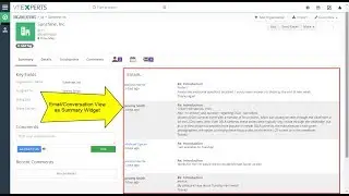Email/Conversation View - Extension for VTiger