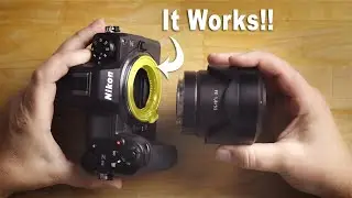 Use Sony Lenses On Nikon Cameras With This Adapter!