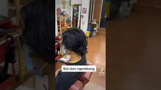 RAMBUT IKAL NGEMBANG CUKUR MODEL TWO BLOCK | KOREAN HAIRSTYLE