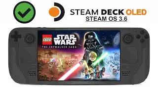 Lego Star Wars Skywalker Saga on Steam Deck OLED with Steam OS 3.6