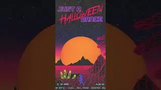 Promo Animated Flyer/Poster For 80s Halloween Nightclub Event