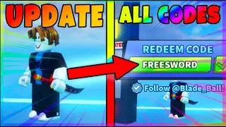 ALL NEW *UPDATE* CODES IN BLADE BALL - 5 CODES (Blade Ball UPDATE CODES) | ROBLOX