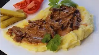 Классический бефстроганов из говядины