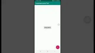 Android SnackBar with CoordinatorLayout (demo)