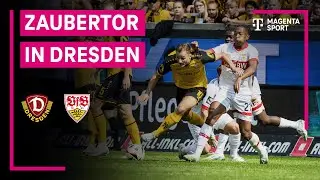 SG Dynamo Dresden - VfB Stuttgart II, Highlights mit Live-Kommentar | 3. Liga | MAGENTA SPORT