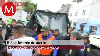 Intento de asalto desata balacera en CdMx