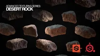 Texturing for Film and Games | Desert Rock | Substance Painter