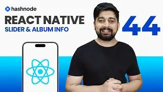 Slider and album info in react native