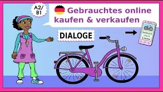 Deutschkurs A2 / B1 Dialoge - Gebrauchtes online verkaufen und kaufen / Fahrrad & Schuhe