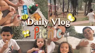 Daily vlog dia de piquenique no parque