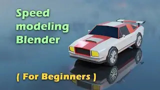 Speed Modelling Car Tutorial - Part 01(For Beginners) #blender