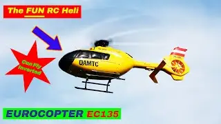 YXZNRC F06 EC135 HELI is a BLAST for Beginner Pilots!  Review