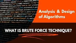 Brute Force Algorithm with Many Examples