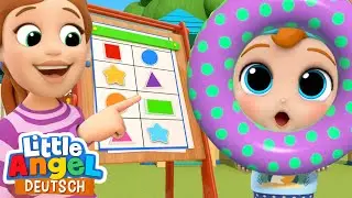 Welche Form ist das? | Kreis, Viereck, Dreieck | Little Angel Deutsch - Kinderlieder
