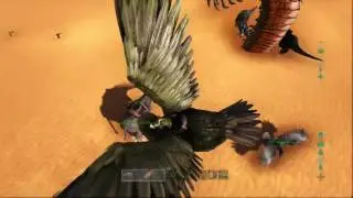 ARK Survival death worm hunting on scortched earth