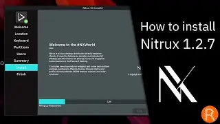 How to install Nitrux 1.2.7