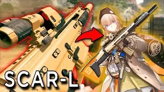 Tactical SCAR-L from Girl's Frontline in Modern Warfare 2